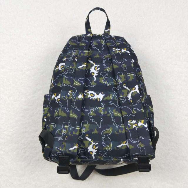 BA0155 Leopard Camouflage Dinosaur Army Green Backpack