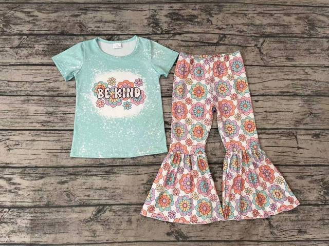 Pre-order kids clothes girls be kinds short sleeve pants outfits