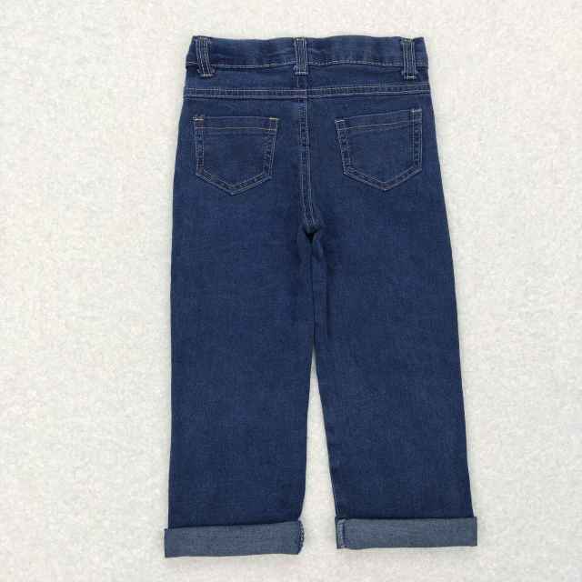 P0207 boys christmas grinch ripped denim jeans