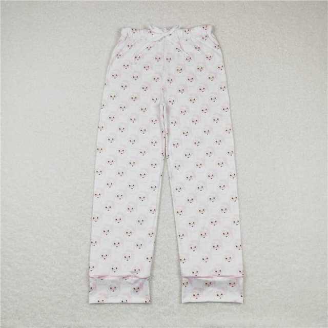 P0269 Adult Santa Claus pink and white pants