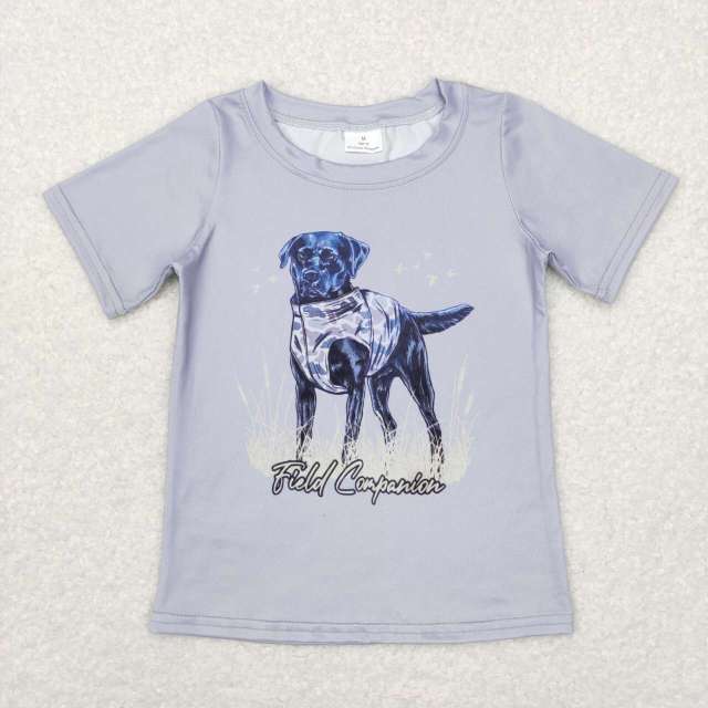 BT0463 field companion hound camouflage blue short sleeves top