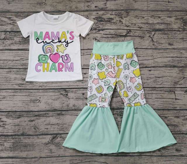 Pre-order baby girls clothes mamas short sleeve pants outfits