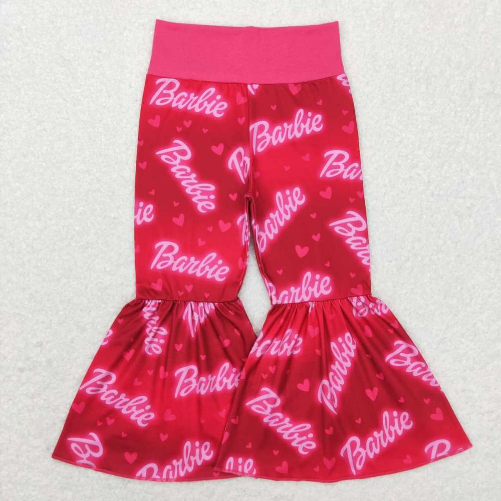 P0275 barbie love rose red Pants