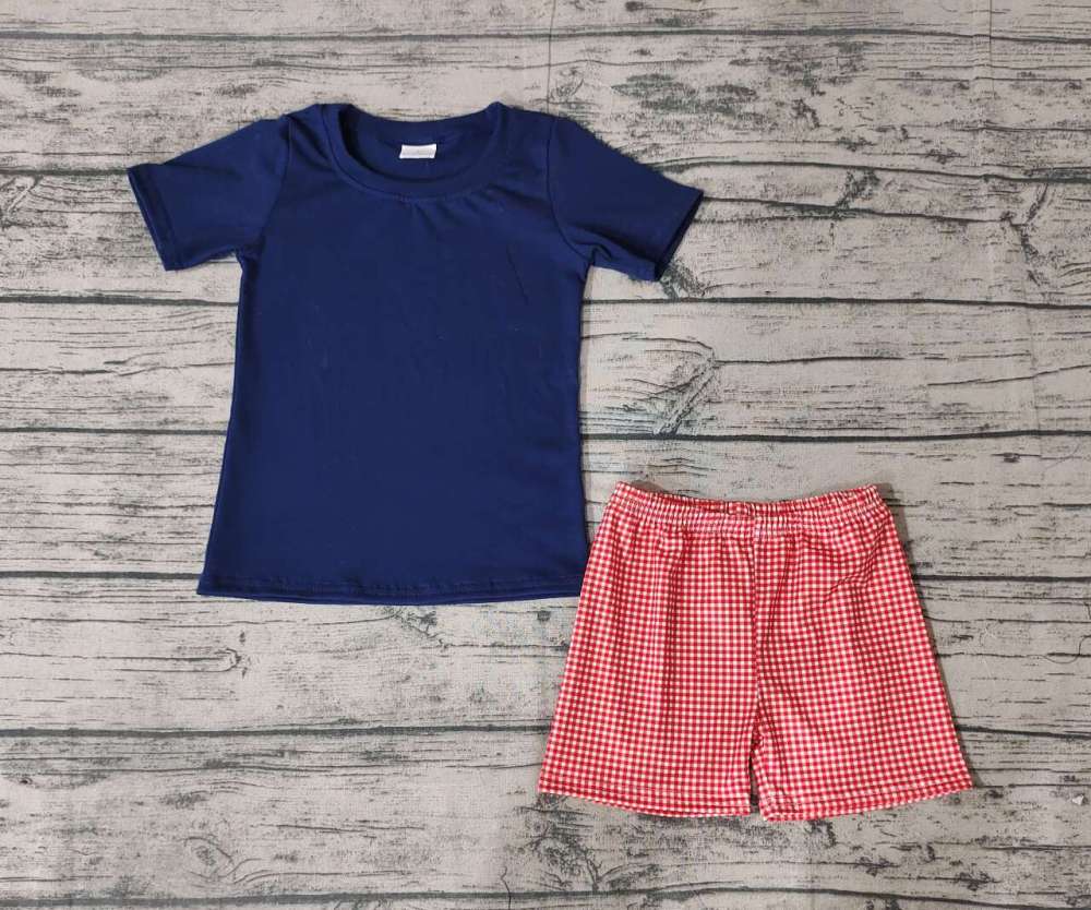 Pre-order baby boy clothes short sleeve outfit