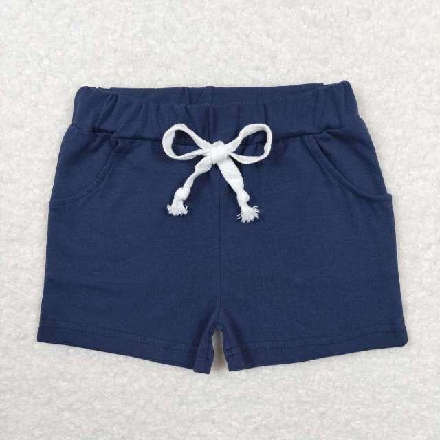 SS0136 Navy blue pocket shorts