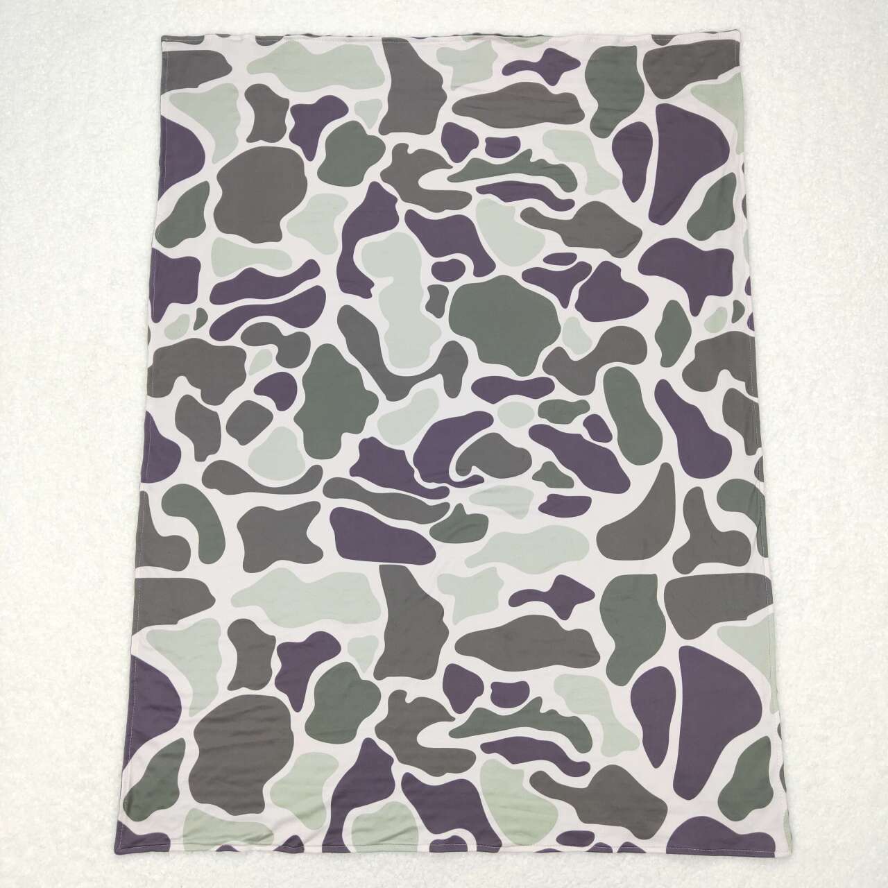 BL0108 Camouflage beige baby blanket