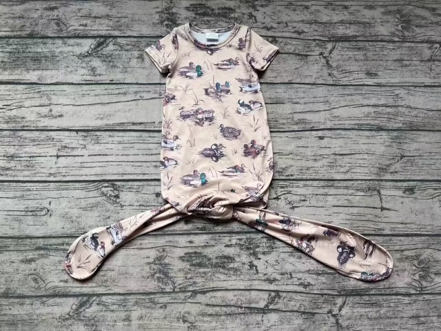 Pre-order items Newborn Baby short sleeve nightgown
