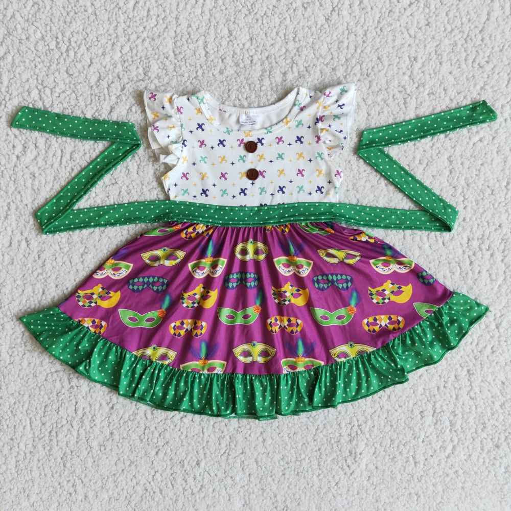 E10-11 Carnival flying sleeve skirt