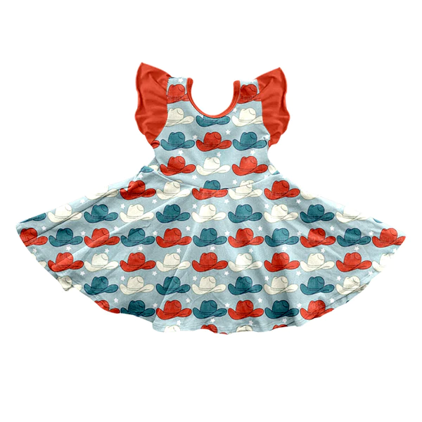 Pre-order cowgirls country hats dress