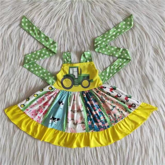 A0-21 Yellow Strap Tractor Skirt