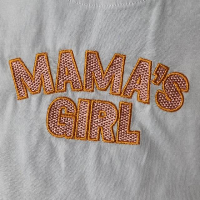GLP1075 mama's girl embroidered lettering white raglan long sleeve purple pants suit