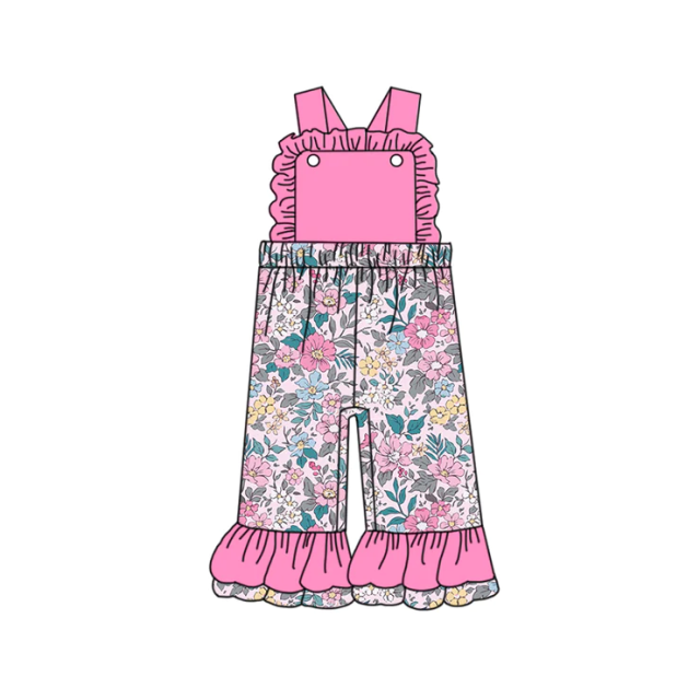 Custom moq 5 for each design baby girl clothes girl summer jumpsuit 7