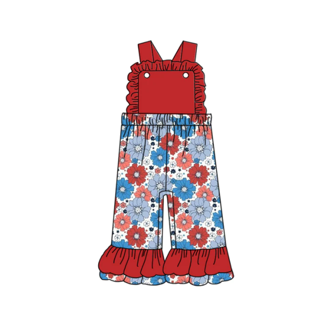 Custom moq 5 for each design baby girl clothes girl summer jumpsuit 5
