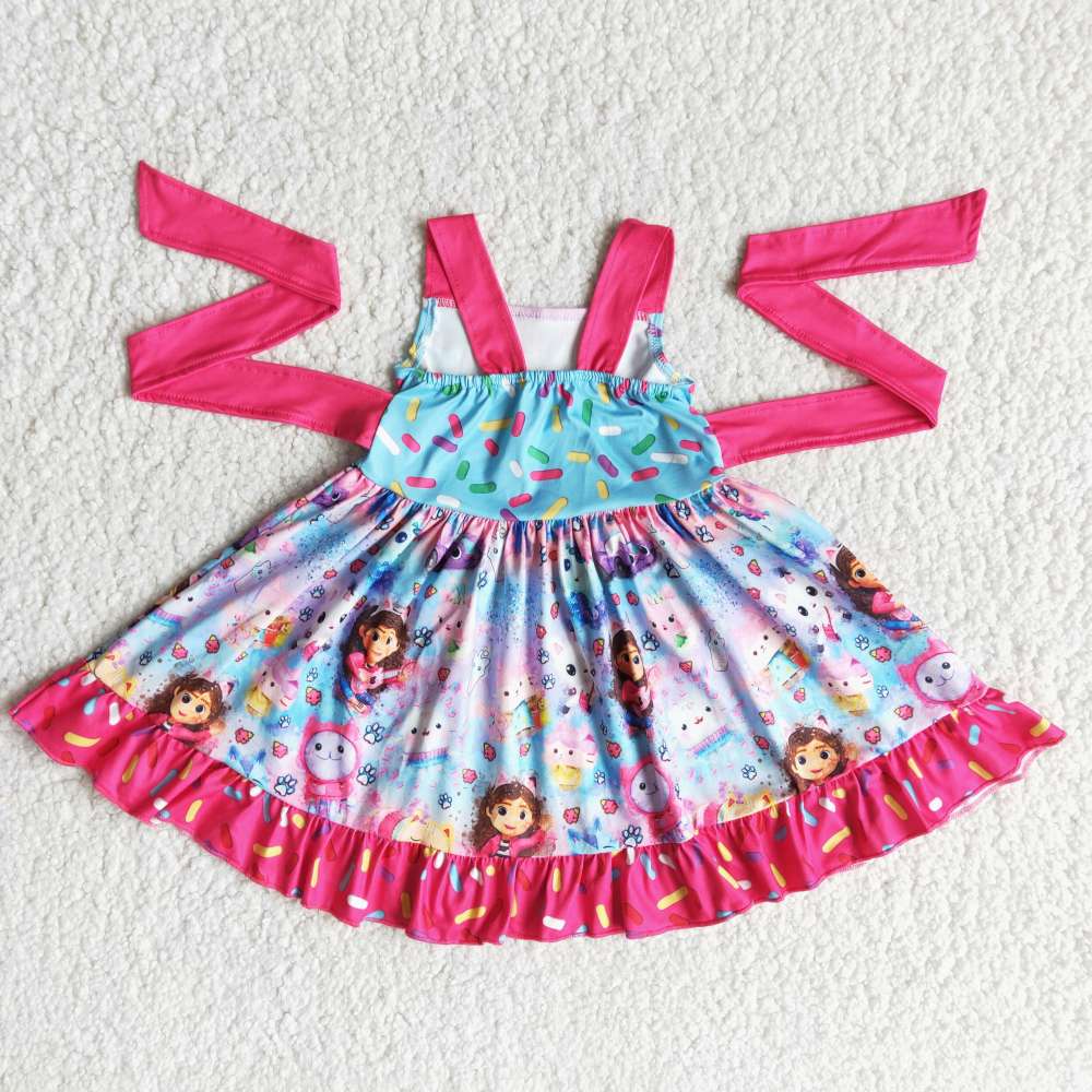 E14-2 cabby's patchwork strap dress