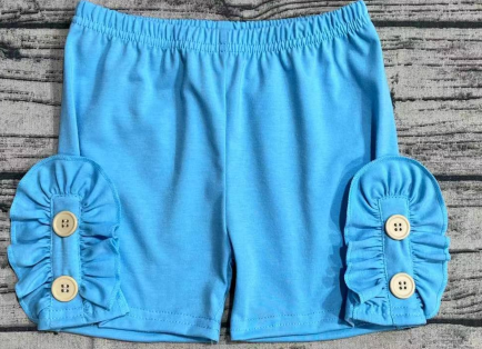 Pre-order baby girl clothes blue shorts
