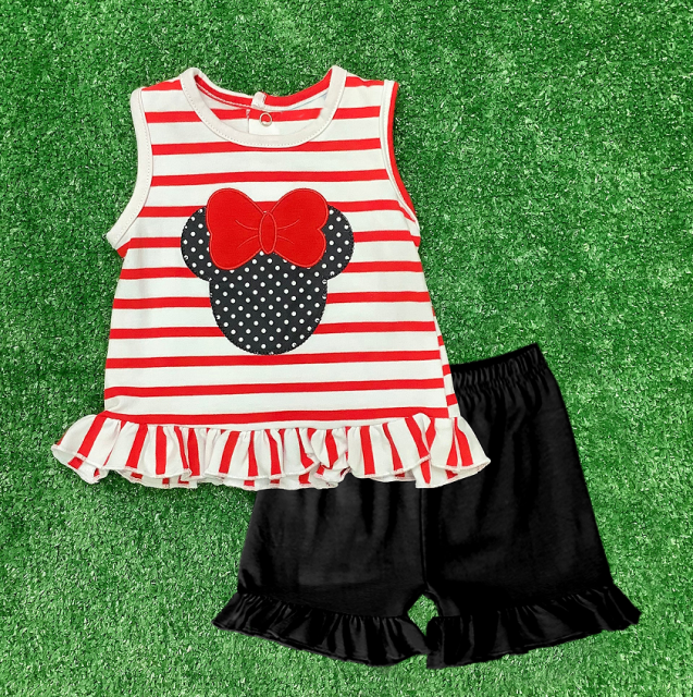 GSSO1022 pre order  Girls Summer cartoon  Outfit （4-5weeks become rts ）