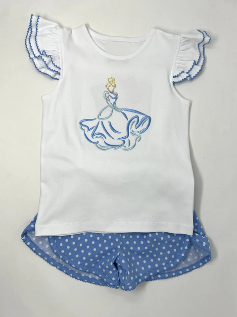 GSSO1021 pre order  Girls Summer cartoon  Outfit （4-5weeks become rts ）