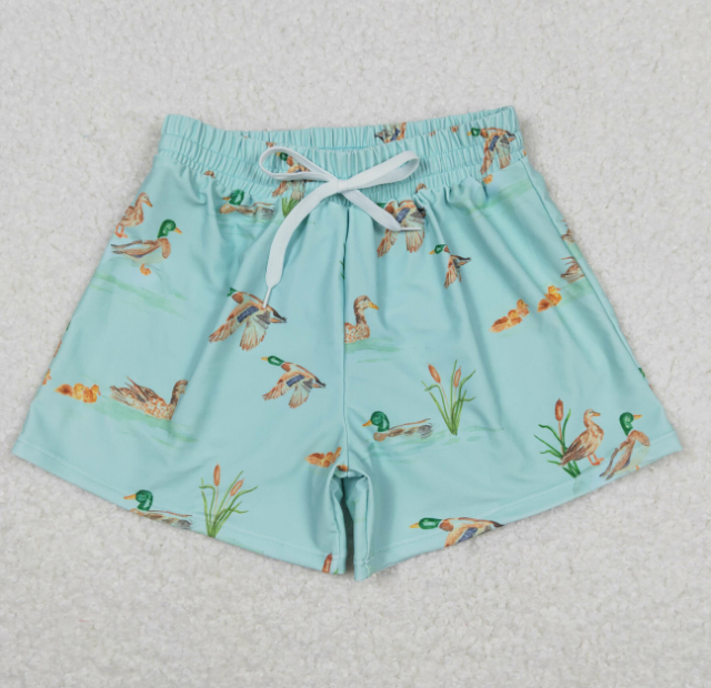 S0266 Duck light green swimming trunks