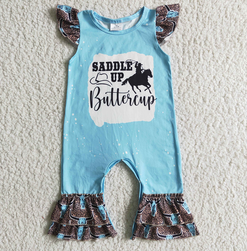 C5-20 SADDLE blue romper