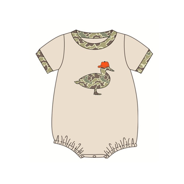 pre sale duck pattern short sleeve top baby romper