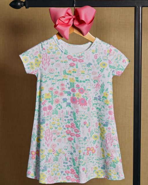 pre sale floral short-sleeved clothes