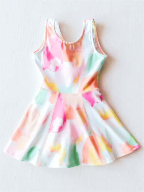 pre sale girls summer sleeveless tops colorful dresses