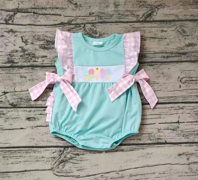 pre sale ice cream  baby rompers