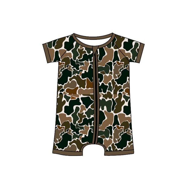 pre sale   boys summer short sleeve tops leopard print   with romper