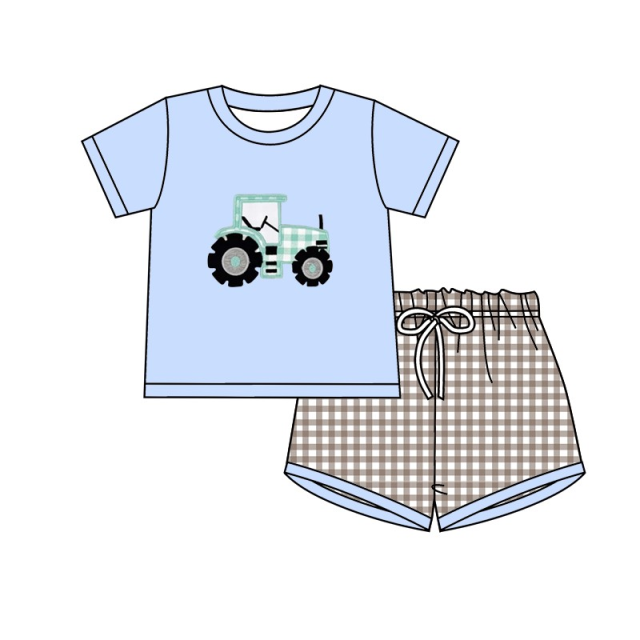 pre sale boys summer suit short sleeve top and shorts