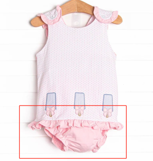 pre sale girls summer clothing light pink briefs