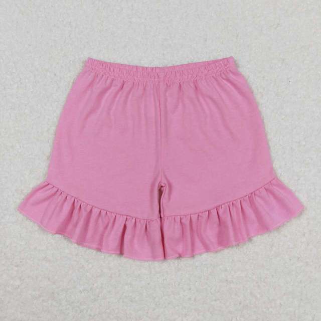 SS0271 Pink one layer lace shorts