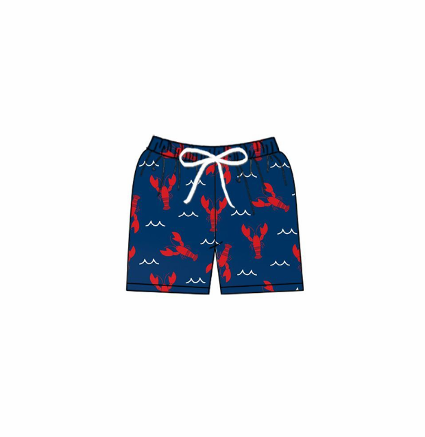 pre sale boys summer clothing shorts crayfish print