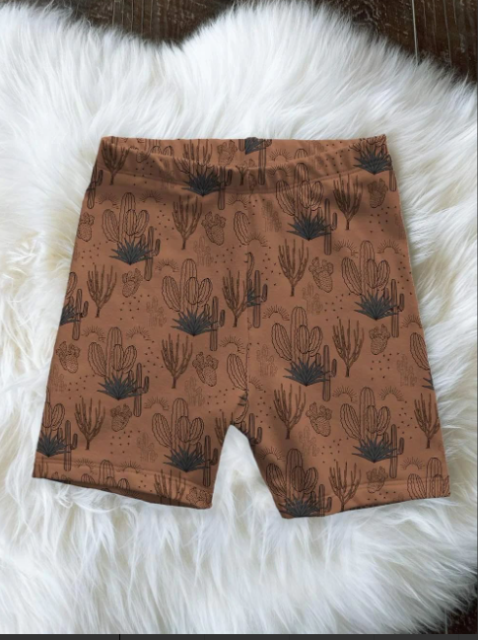 pre sale boys summer clothing shorts  cactus print
