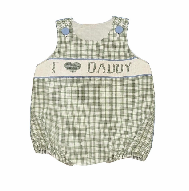 pre sale baby boy clothes sleeves top embroidery i love dad print  with romper