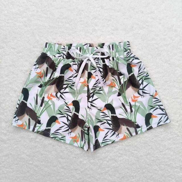 S0267 Duck white swimming trunks