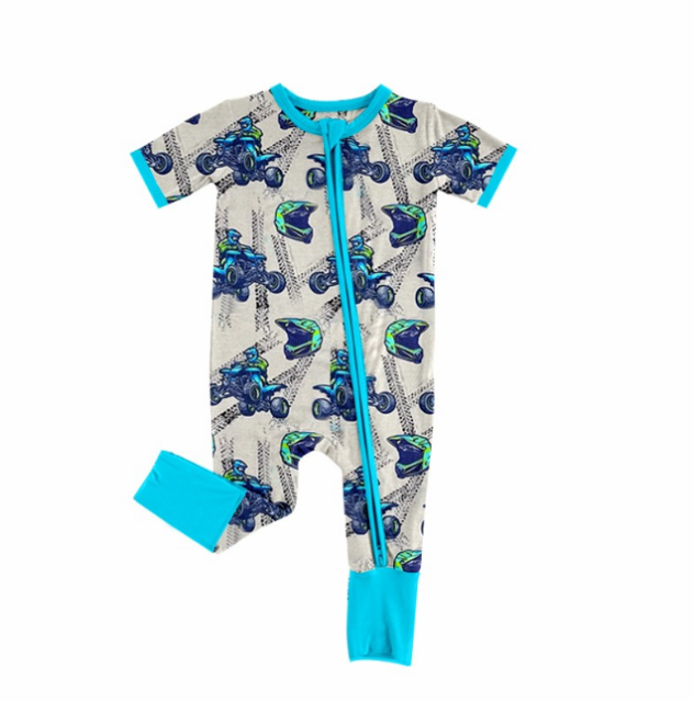 pre sale baby boy clothes short sleeves top helmet  print  with rompers