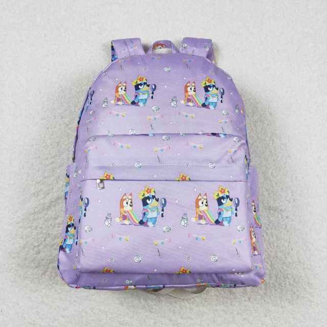BA0058 blue y purple backpack