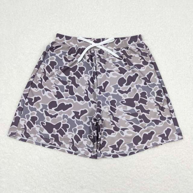 S0323 Adult men's camouflage swimming trunks