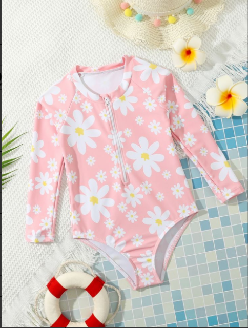 pre sale baby girl clothes long sleeves top flowers print  with romper