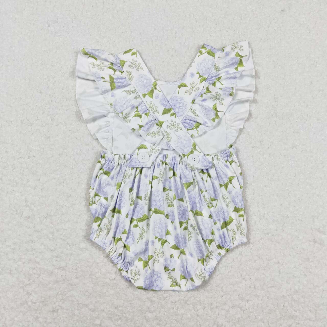 GBO0342 Hydrangea Beige Sleeveless romper