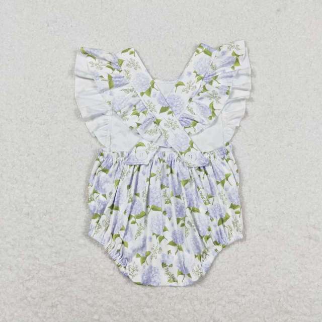 GBO0342 Hydrangea Beige Sleeveless Bummies set