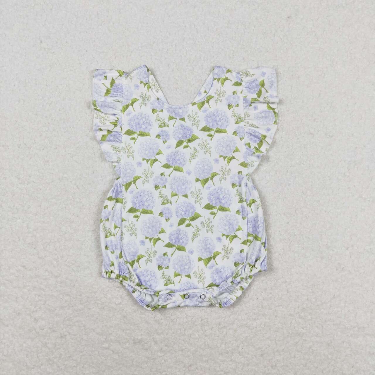 GBO0342 Hydrangea Beige Sleeveless romper