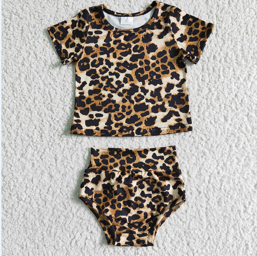 GSSO0654 Crocodile Pink Doll Collar White Sleeveless Shorts Set