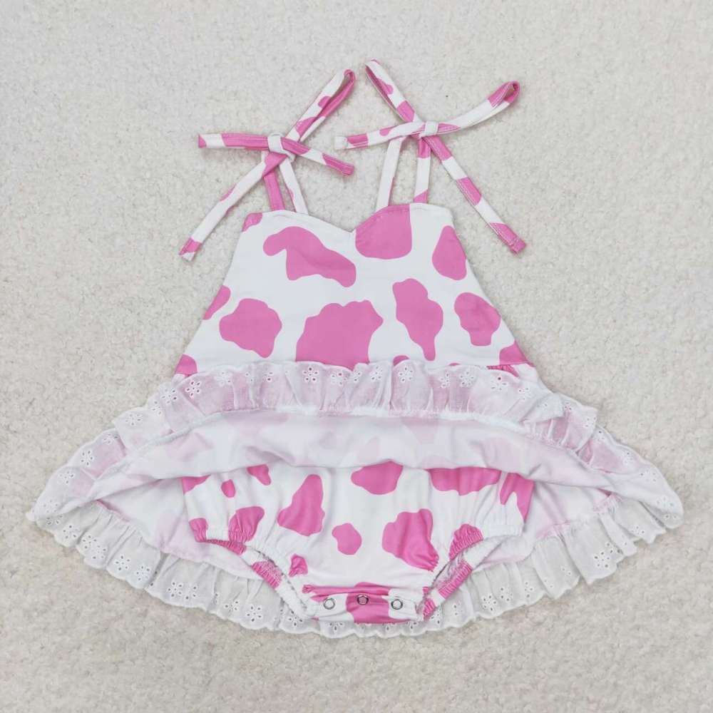 SR1549 Pink Cow Pattern bummies
