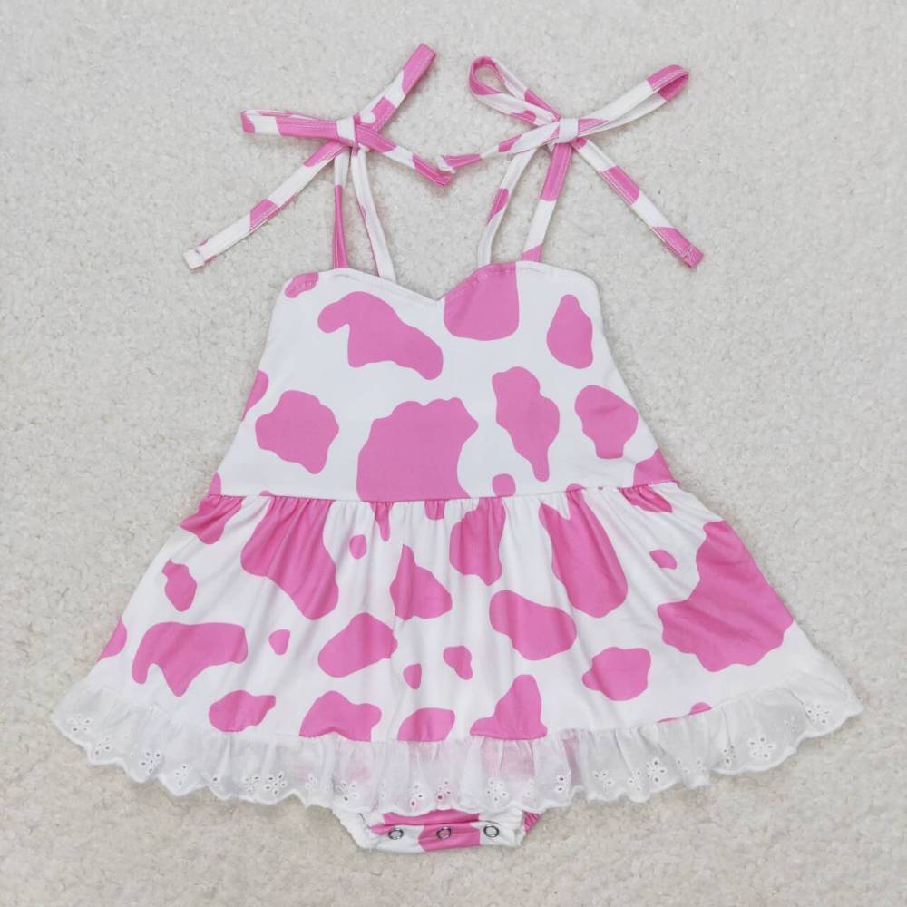 SR1549 Pink Cow Pattern bummies