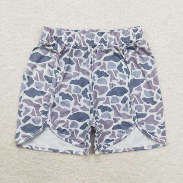 SS0363 Adult women grey camouflage shorts