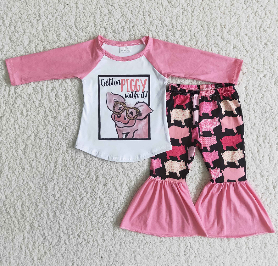 6 A10-17 Pink Pig Suit