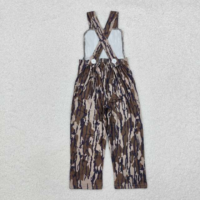 SR1990 Camouflage Army Green Suspender Jumpsuit