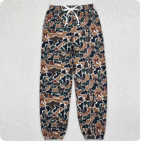 P0621 Adult women's yoga camouflage beige trousers