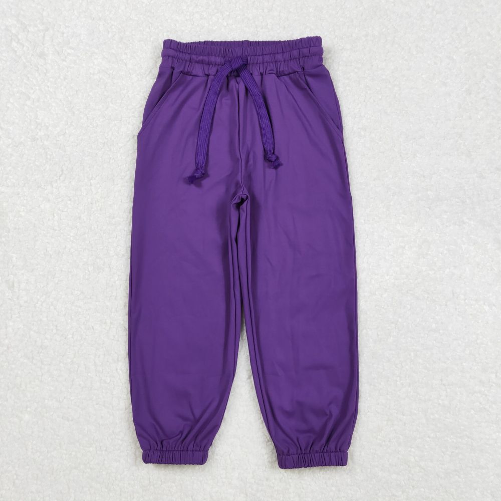 P0670 Purple loose-fitting yoga pants